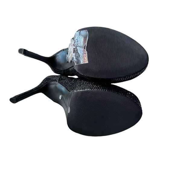 Thalia Sodi Womens Chiara Platform Rhinestone Embellished Dress Stiletto Booties
